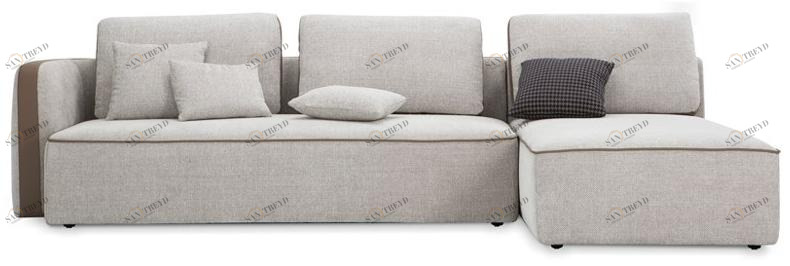 Now & Future Диван из ткани с шезлонгом sun-id-1461224