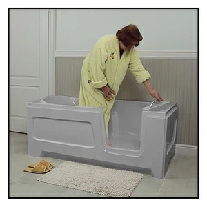 Ванна с дверцей Akcjum Relax 170-80-RH-SE лежачая правосторонняя серая