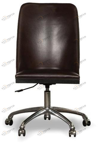 BAXTER Поворотное офисное кресло из кожи с 5-ю спицами и колесами Decor sun-id-1403455
