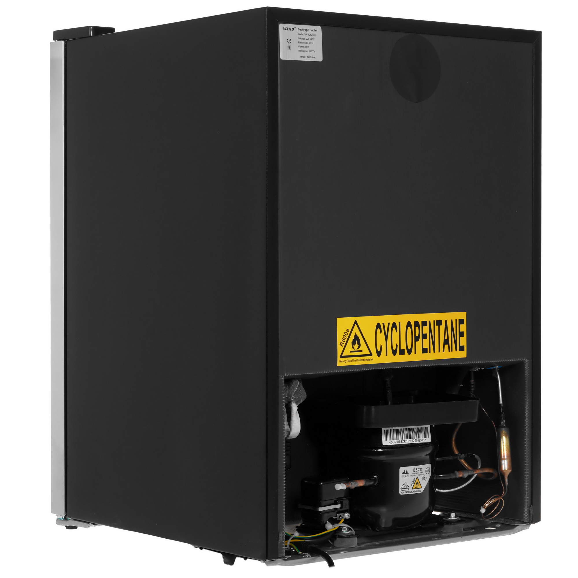 9915010 Холодильная витрина   Viatto VA-JC62WD черный STDN-0102373 - Вид №4