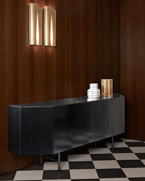 Gallotti&Radice Комод из дерева, покрытого закаленным стеклом Misty venice sun-id-1479728 - Вид №1