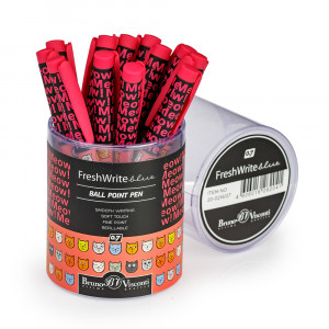 20-0214/27 ручка шариковая FreshWrite 0.7 мм "Озорные кошки" Bruno Visconti