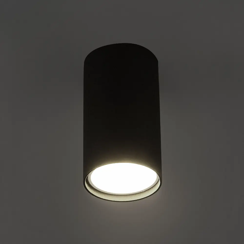 Светильник точечный накладной Fametto S607 IP20 GU10 цвет черный 84608990 STLM-2042764  - Вид №2