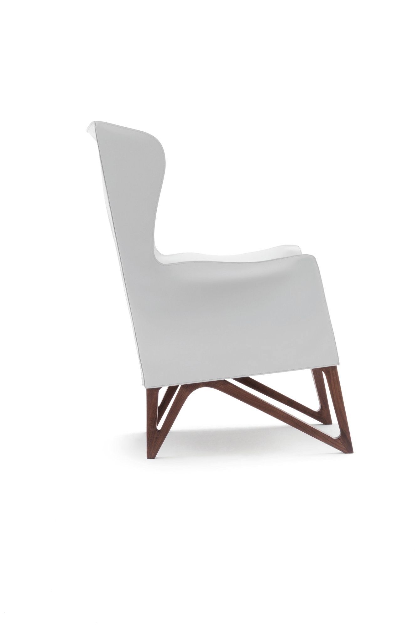 Кожаное кресло с подлокотниками Giorgetti Mobius ARCH-00110308 - Вид №1