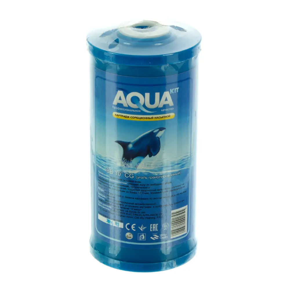 АКВА М Картридж BB10 с гранулированным углем для систем очистки воды 13526239 STLM-0003253