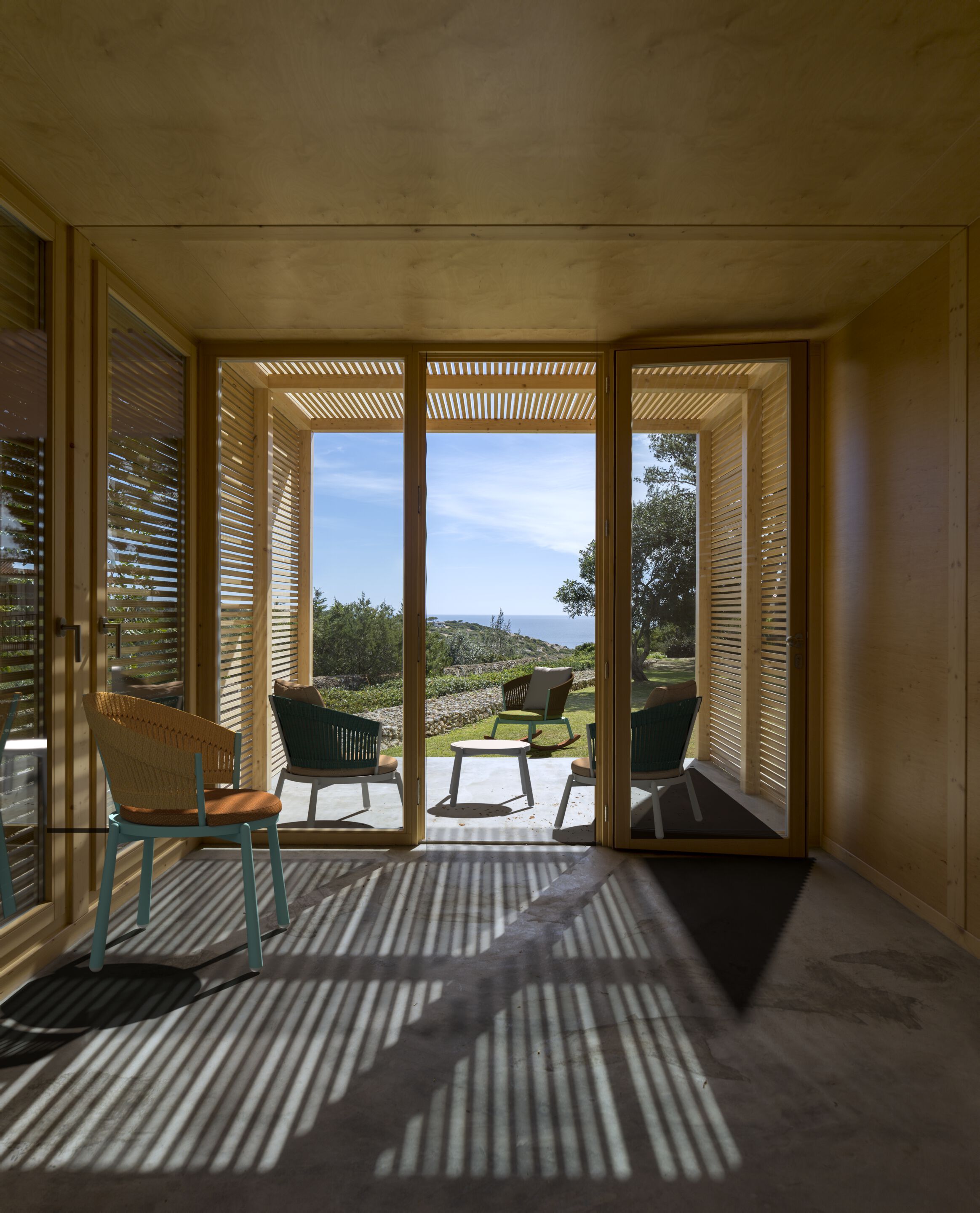 Веревочный и алюминиевый садовый стул с подлокотниками YAAZ Черепаха ARCH-00051144 - Вид №11