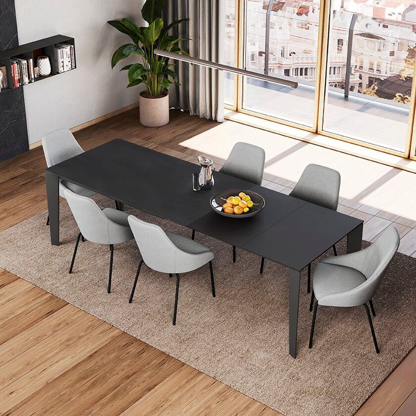 Стеклянный выдвижной прямоугольный стол Febal Casa SEATTLE ARCH-00017454 - Вид №1