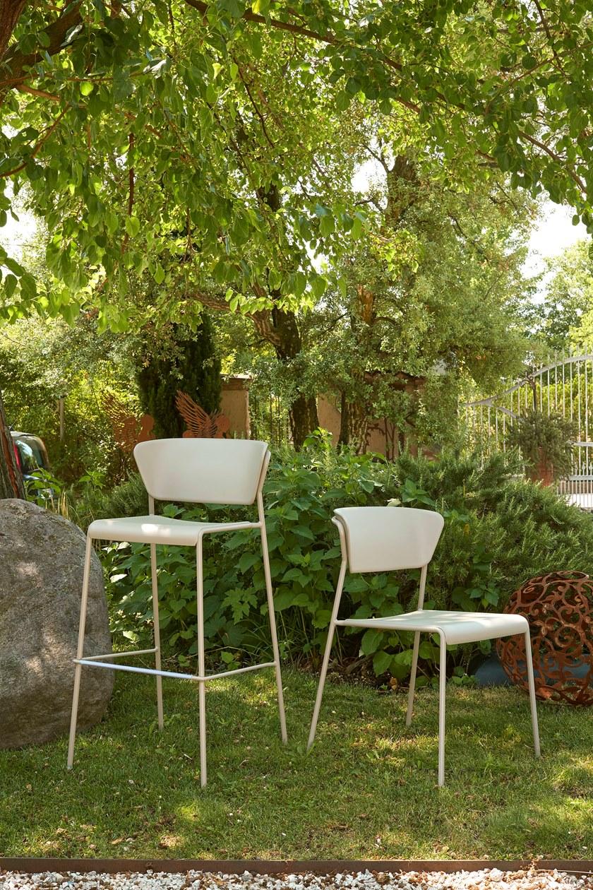 SCAB DESIGN Табурет из технополимера с подставкой для ног Lisa sun-id-1348279 - Вид №8