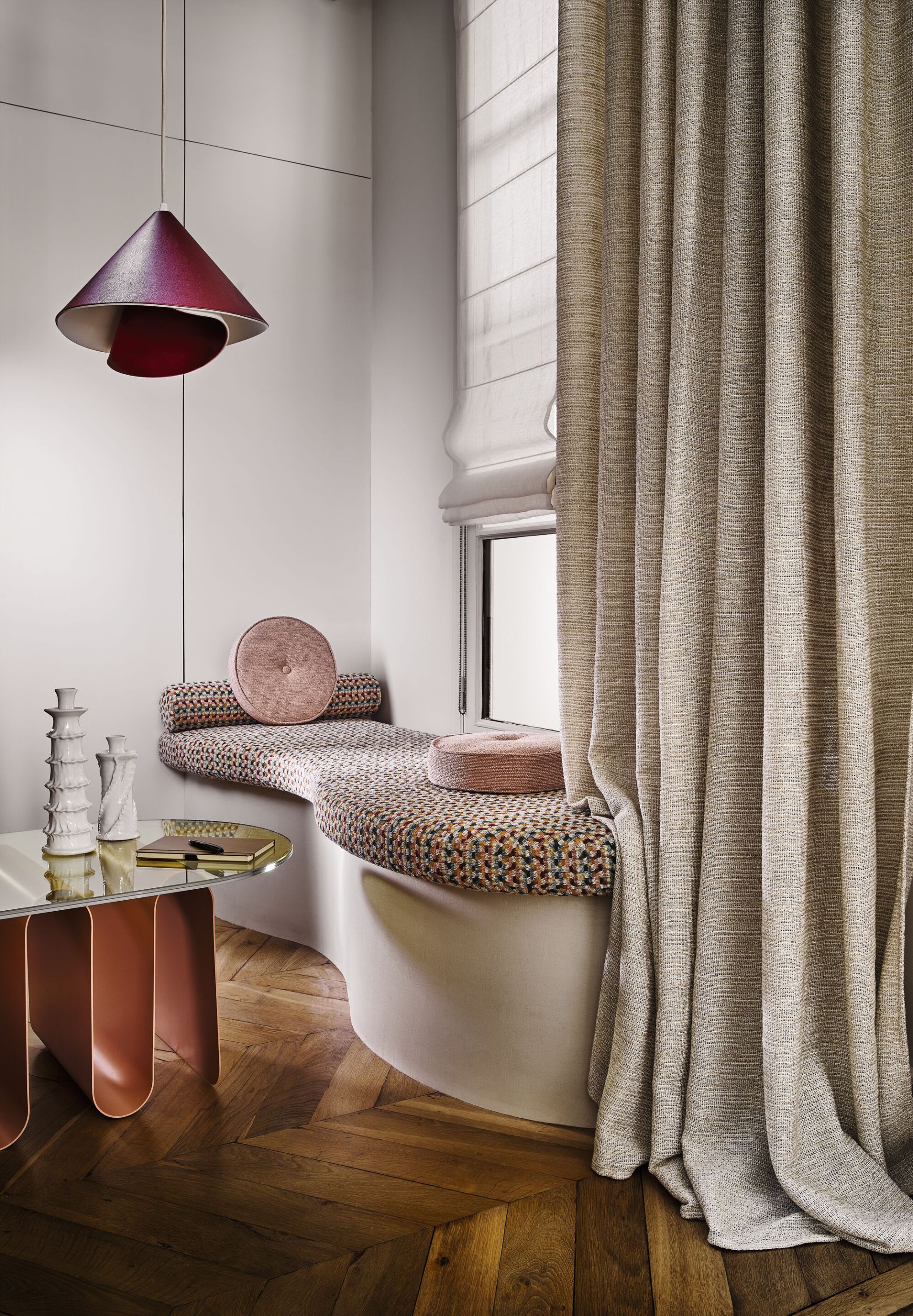 Моющаяся ткань сплошной цвет ткани Casamance флирт ARCH-00035248 - Вид №1