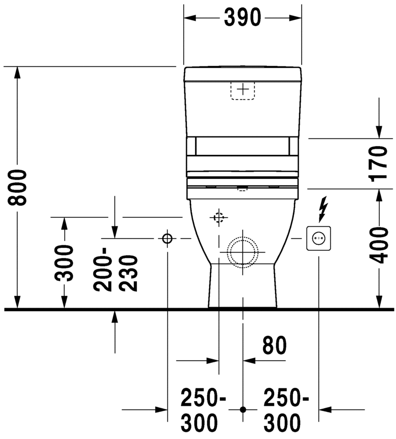 2141092000 Компакт унитаз с бачком Белый Duravit Starck 3 Германия - Вид №10