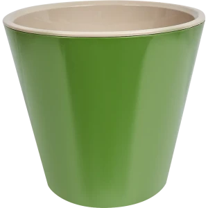 Горшок цветочный Ingreen London ø32 h29.5 см v15.7 л пластик оливковый