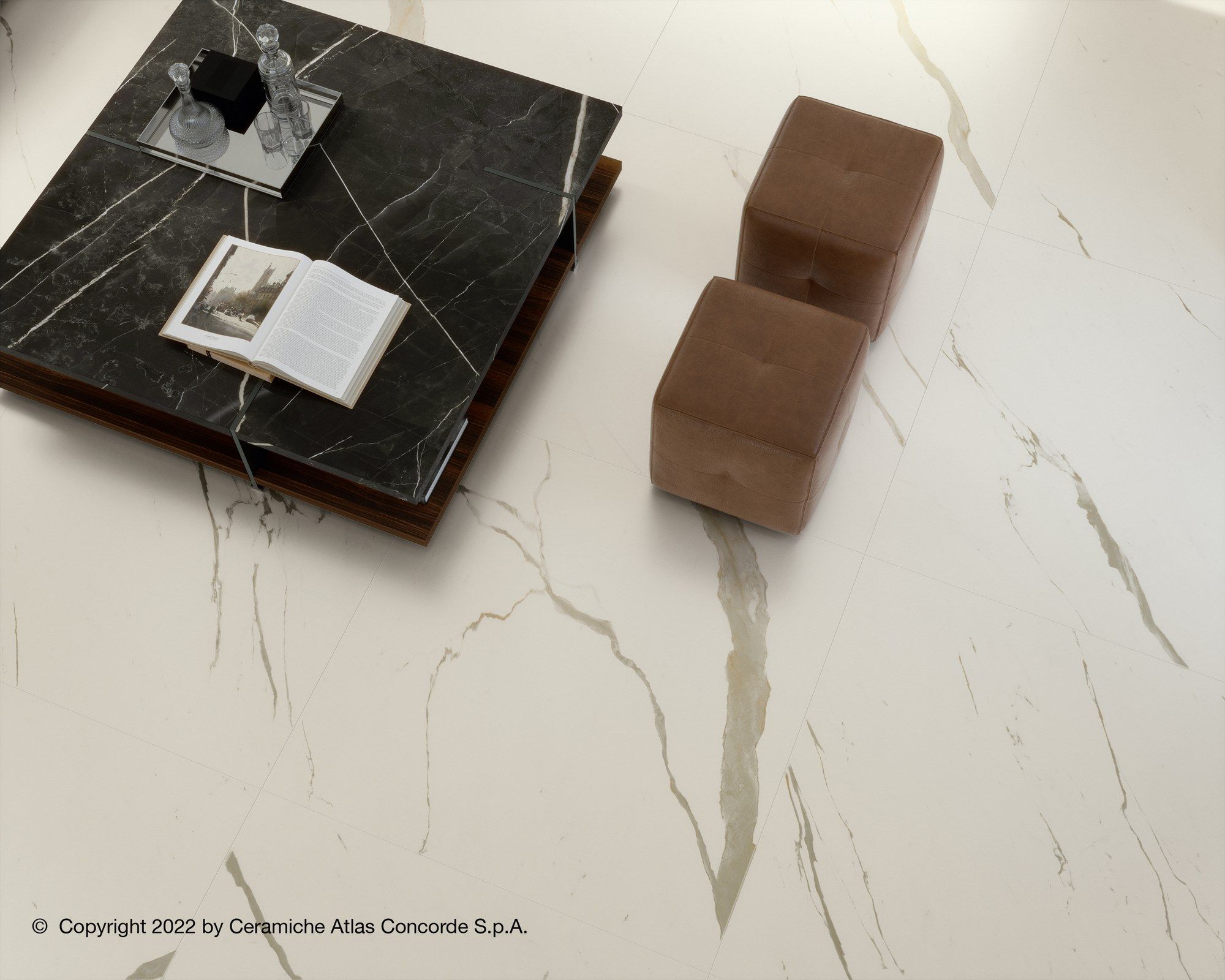 Пол / керамогранит с мраморным эффектом Atlas Concorde Marvel X ARCH-00046057 - Вид №24