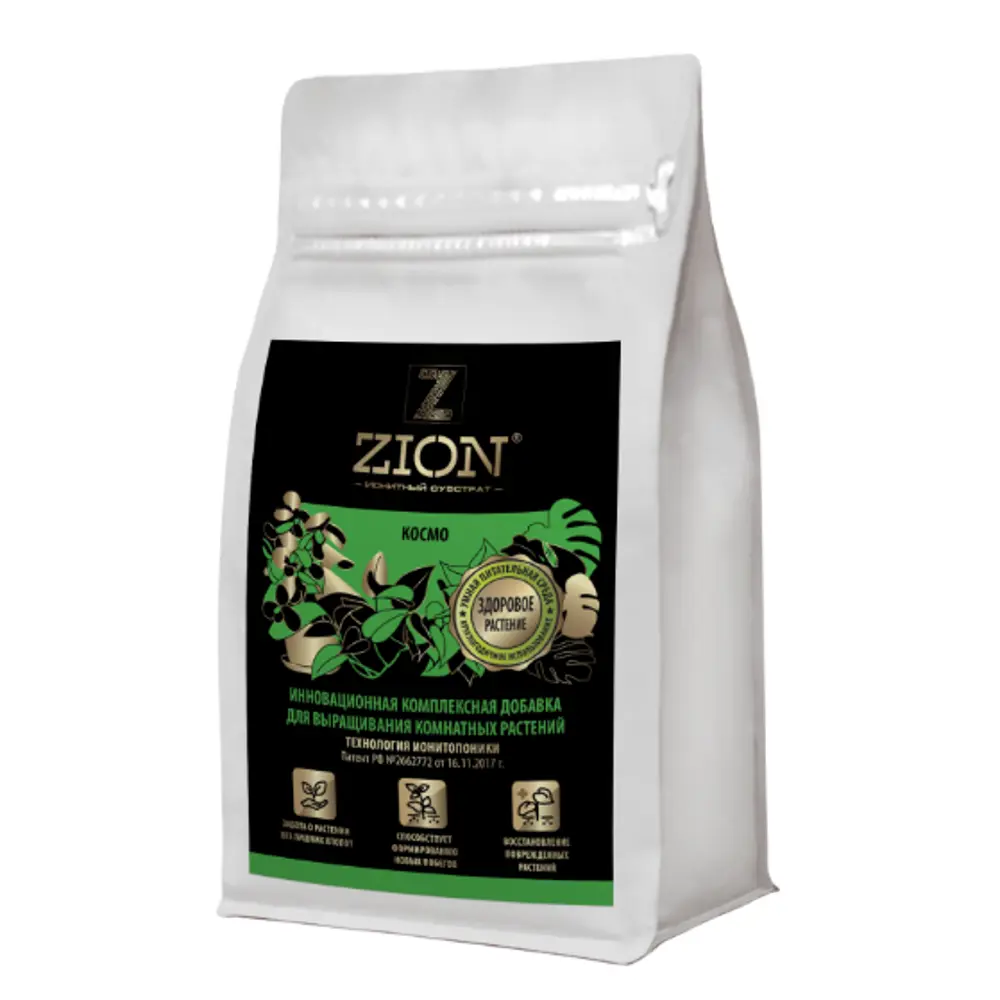 Zion ЦИОН КОСМО - ионный субстрат для комнатных растений 600г 83742211 STLM-0044194 - Вид №3