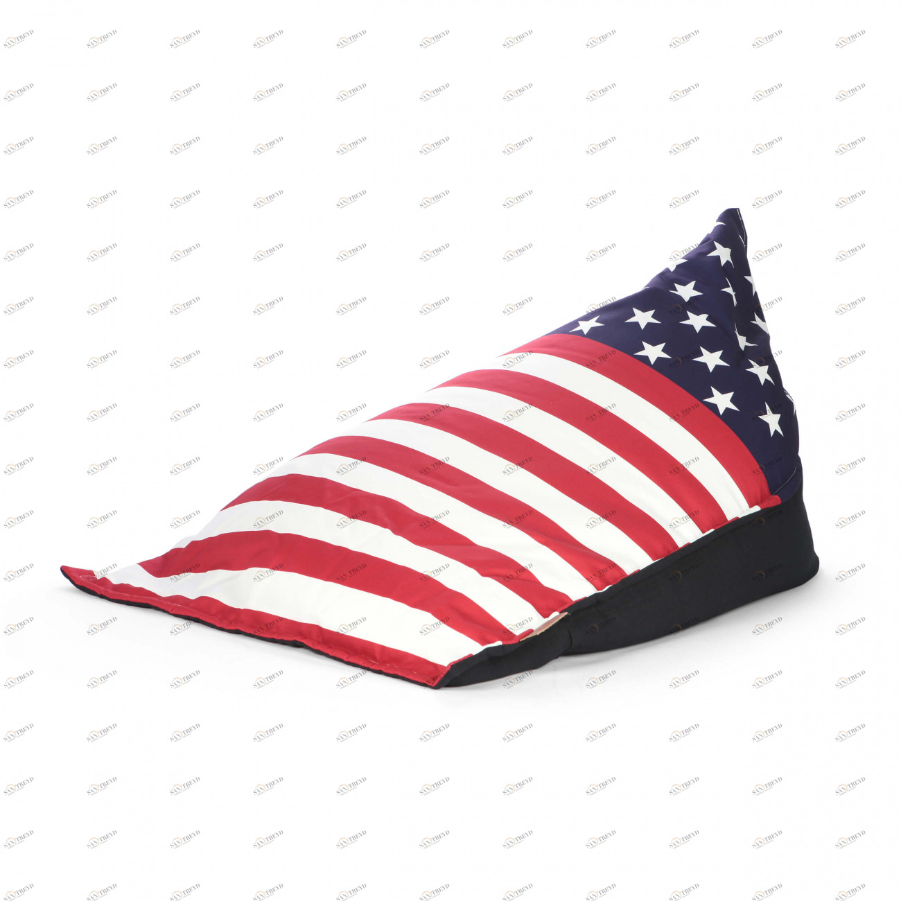 Пуф USA Lazy T американский флаг LAZY LIFE PARIS ДИЗАЙНЕРСКИЕ 051182 Белый;красный;синий;разноцветный 
