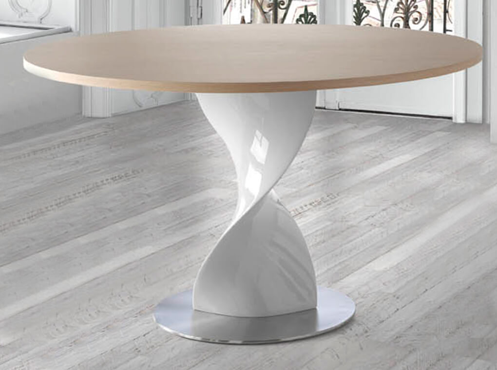 063101 Стол круглый B065-ROBLE d110 Angel Cerda  - Вид №1