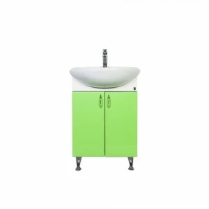 Тумба напольная Роса, цвет салатовый Белый