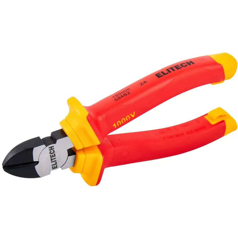 Диэлектрические бокорезы Elitech 160 мм для электромонтажных работ 89407178 STLM-1572383