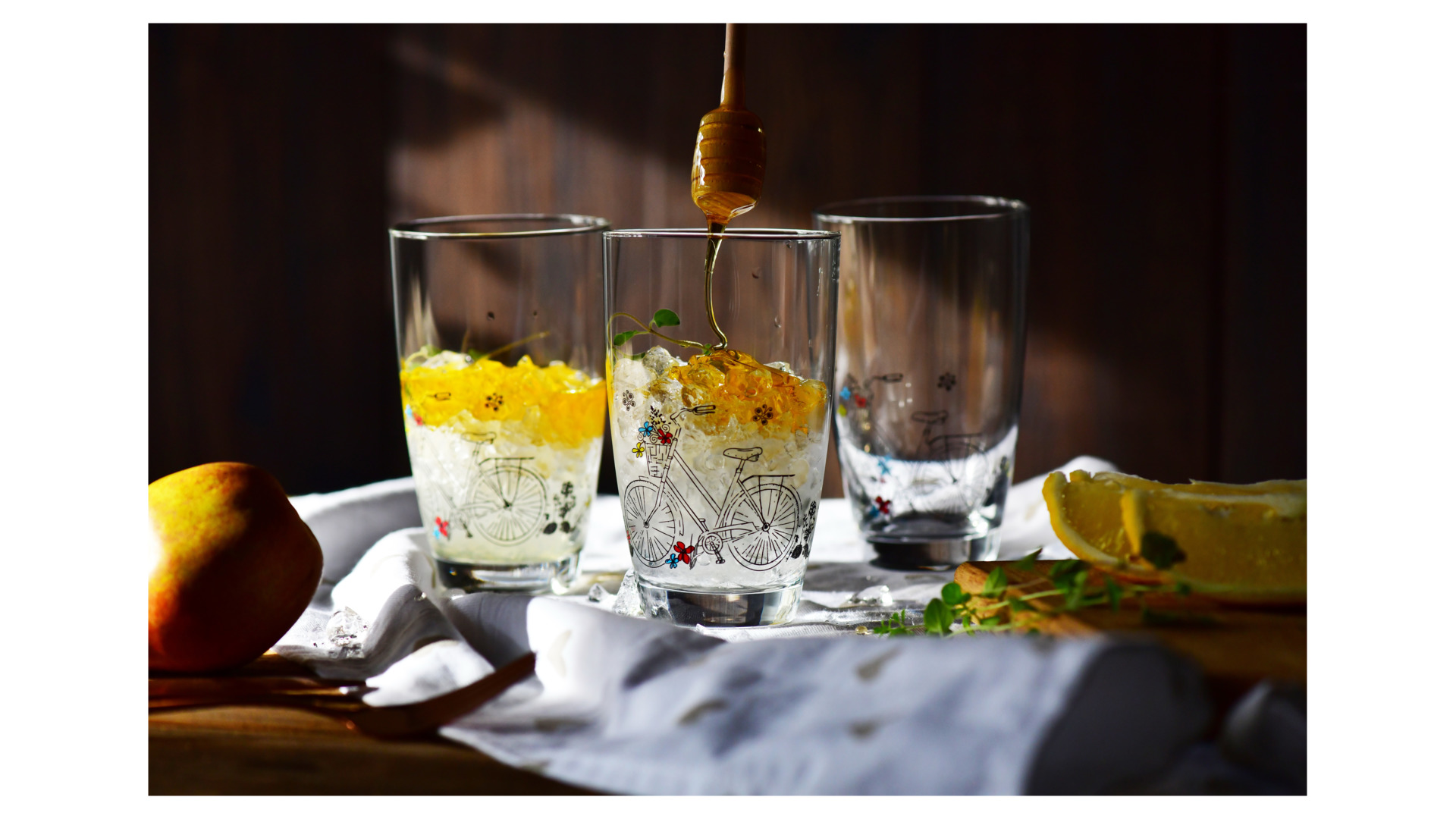 10653571 KROSNO Набор стаканов для воды Krosno "Велосипед" 450мл, 2 шт Стекло  - Вид №2