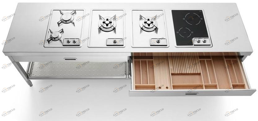 ALPES-INOX Приготовление кухонного элемента Liberi in cucina sun-id-1371468