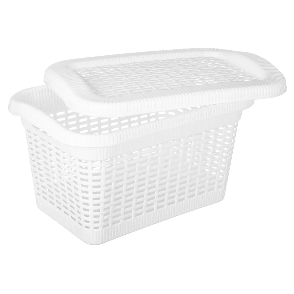 Корзина универсальная 42x30x25 см прямоугольная цвет белый 85301593 STLM-2180239 Santreyd Econova - Вид №1