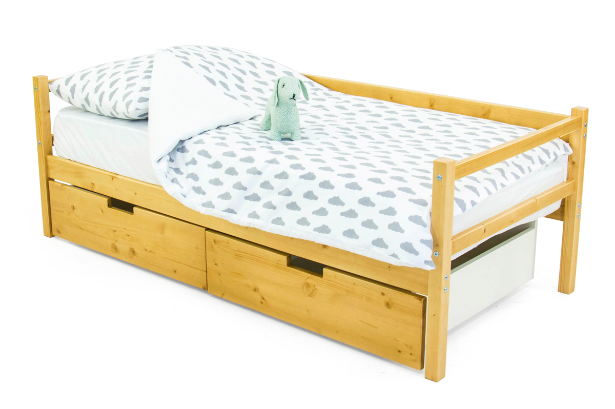 Детская кровать-тахта Svogen дерево БЕЛЬМАРКО  326815 Желтый Santreyd  - Вид №2