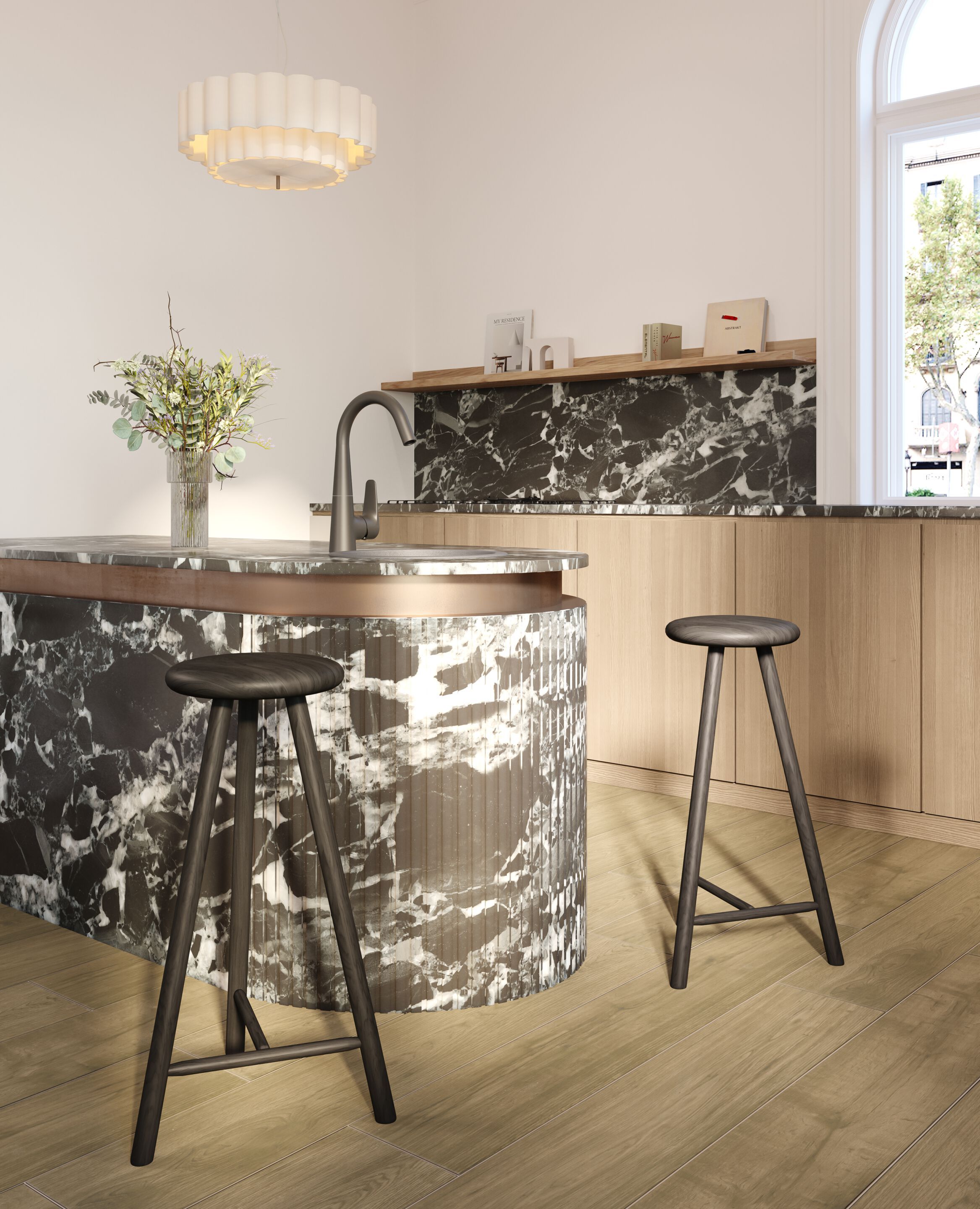 Отделка мебели / столешницы из керамогранита Kaleseramik плиты ARCH-00115915 - Вид №3