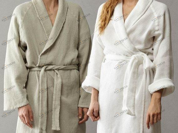 Society Limonta Халат с шалевым воротником из мягкого хлопка Tredi sun-id-1400914