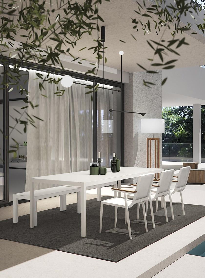 Atmosphera Прямоугольный садовый стол из алюминия и столешница из нпл Flair Fa.ta.r200/fa.ta.r260 - Вид №3