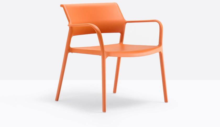 Pedrali Штабелируемое кресло из полипропилена с подлокотниками Ara sun-id-1371517 - Вид №4