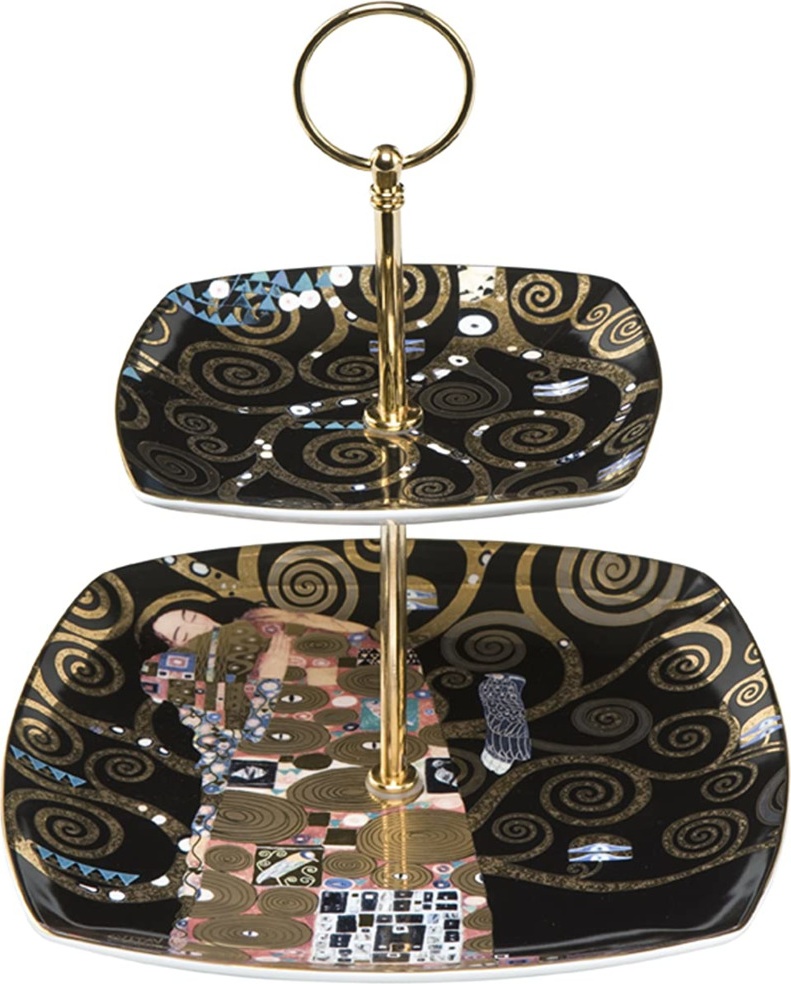 10581373 Goebel Этажерка 26см "Исполнение" Климт Фарфор 