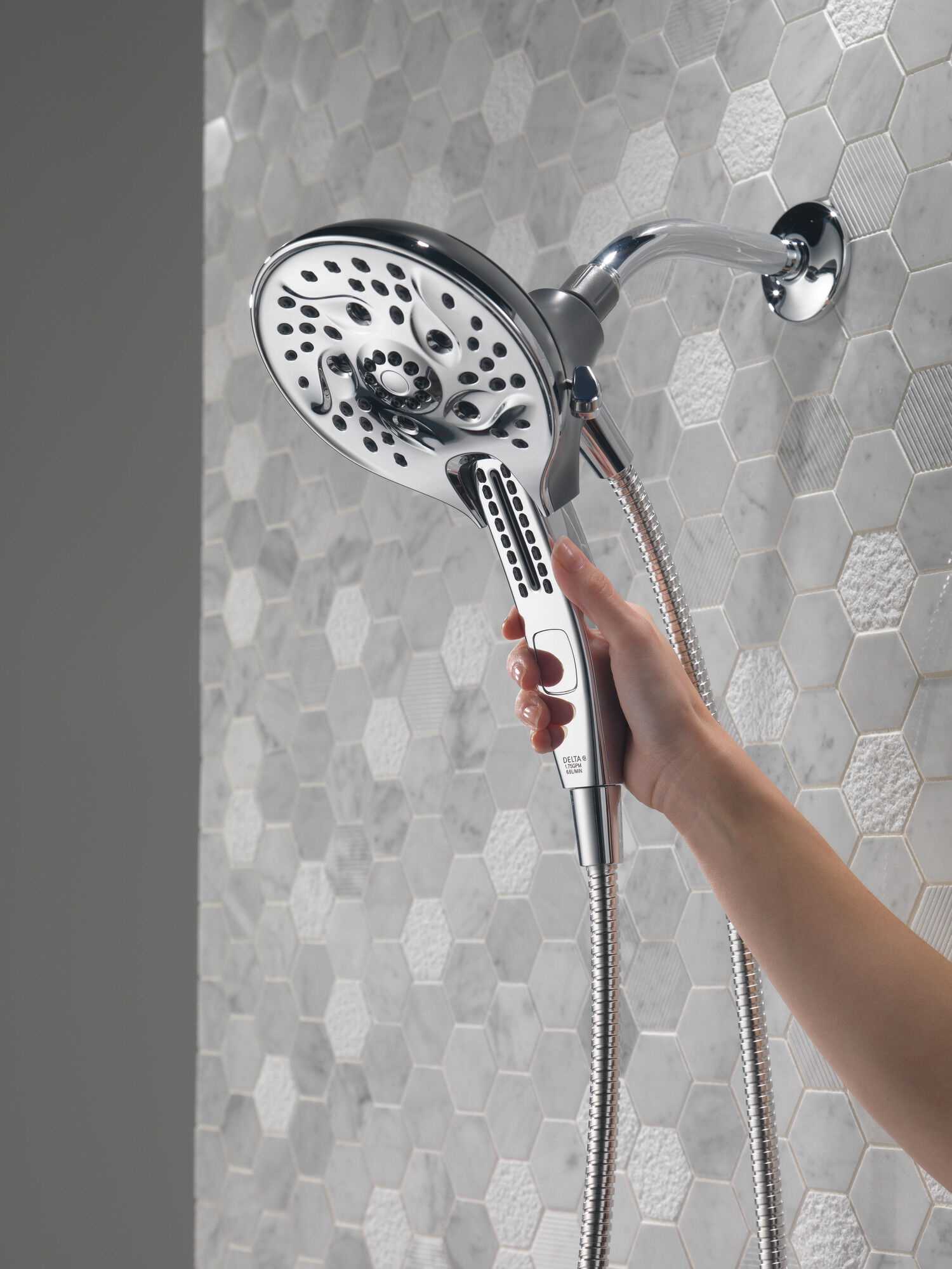 75510 Комбинированный H2O HSSH 1,75 галлона в минуту MagnaTite 5S Delta Faucet DELTA Хром - Вид №6