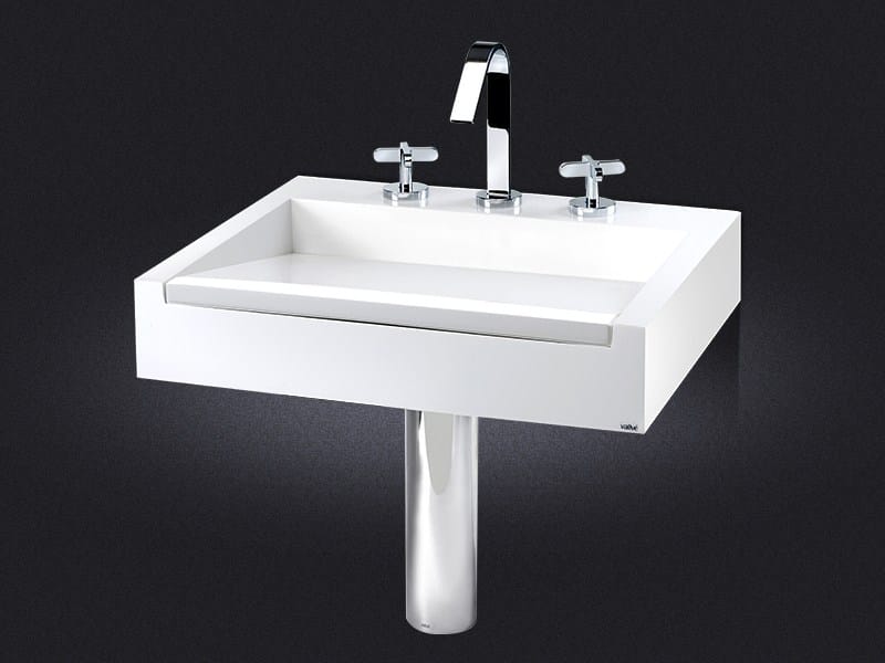 Прямоугольная подвесная раковина из смолы Vallvé CINCO ARCH-00110188 - Вид №1