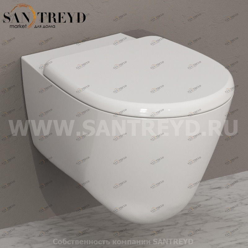 SBS05BI Подвесной унитаз настенный Белый Ceramica Globo BOWL + Италия