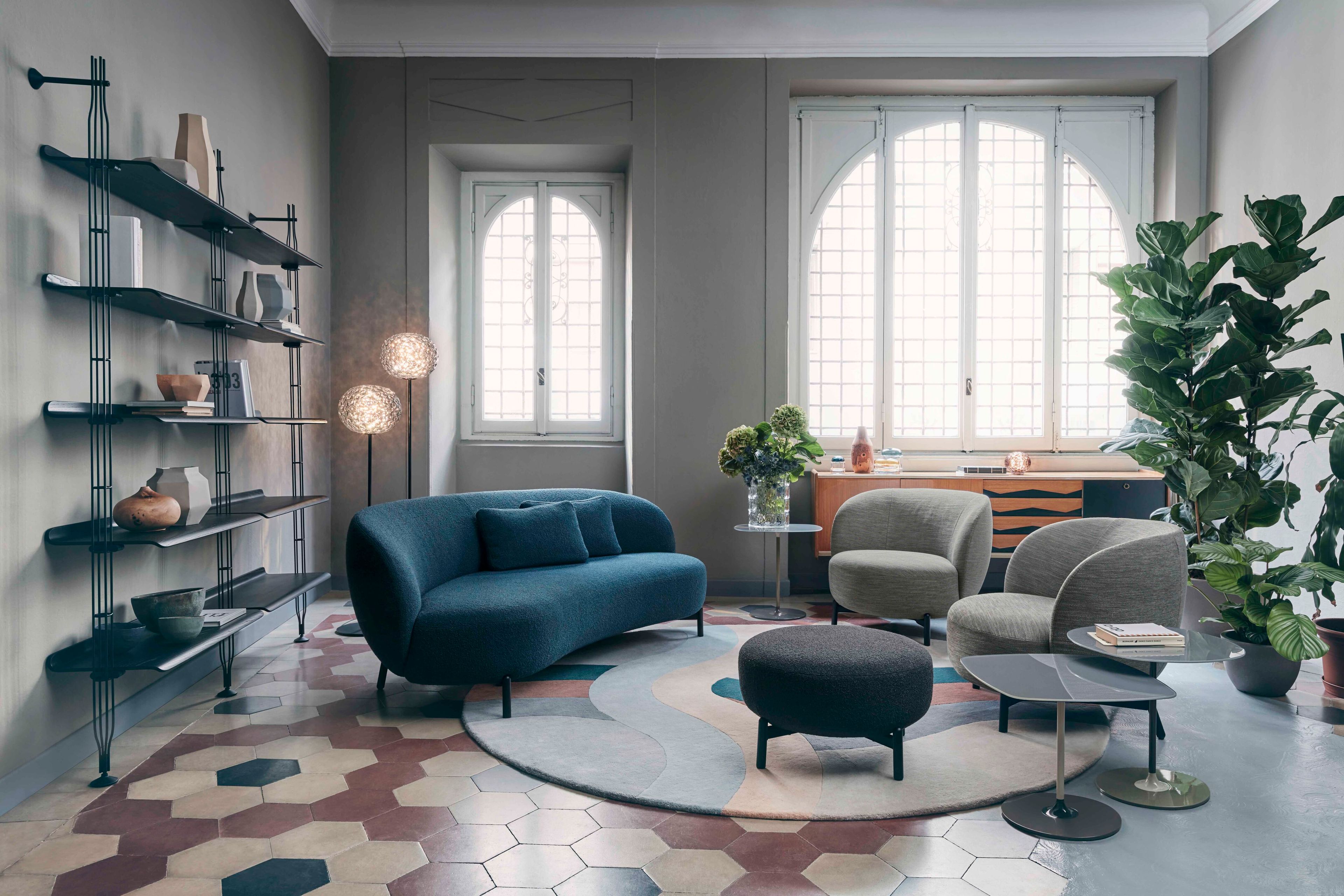 Квадратный журнальный столик с хрустальной столешницей и стальным основанием Kartell Тьерри ARCH-00101470 - Вид №8