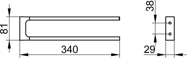 11119010000 Полотенцедержатель KEUCO Edition 11 - Вид №2