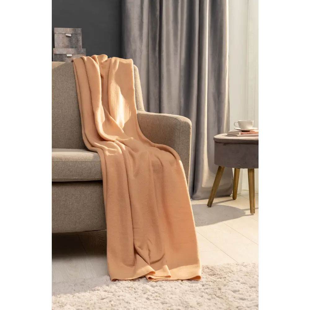 Плед Ardenza Arimno 130x170 см флис цвет бежево-розовый 84256214 STLM-2125369 - Вид №3