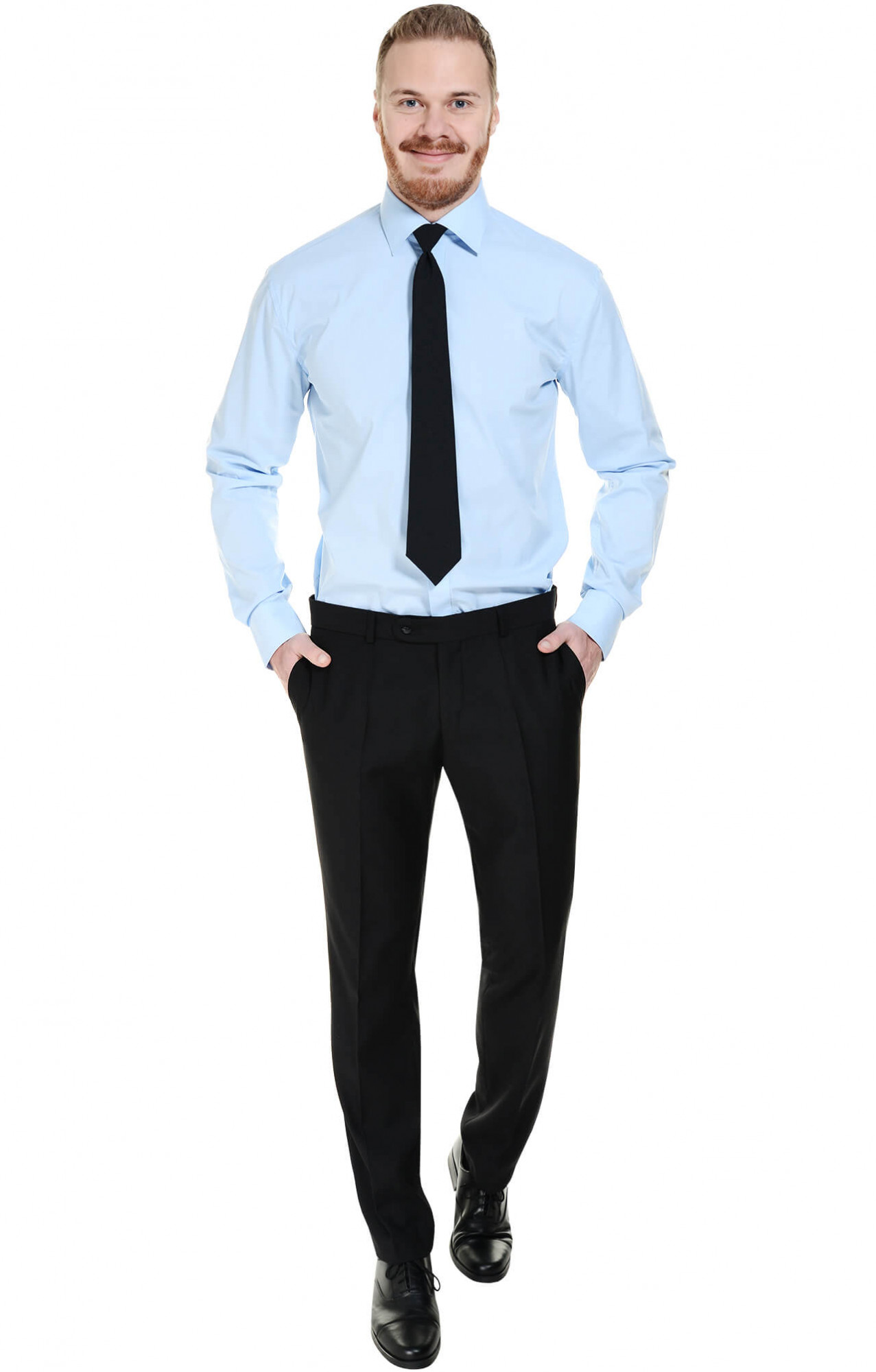 60317 Галстук на резинке черный  Офисная одежда  размер Спецодежда 