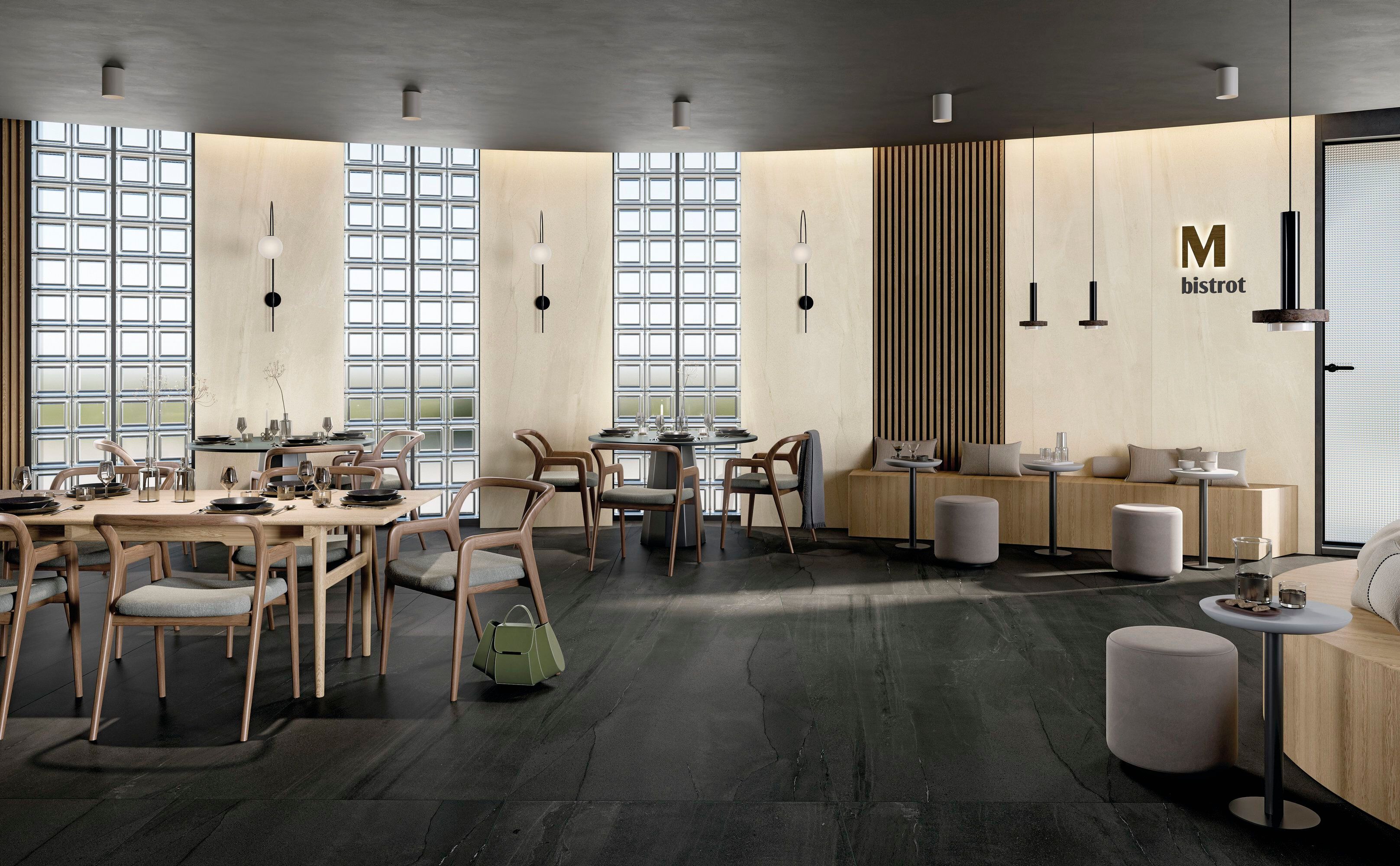 Пол / облицовка керамогранита с эффектом камня Fiandre Megalith Maximum ARCH-00030529 - Вид №1