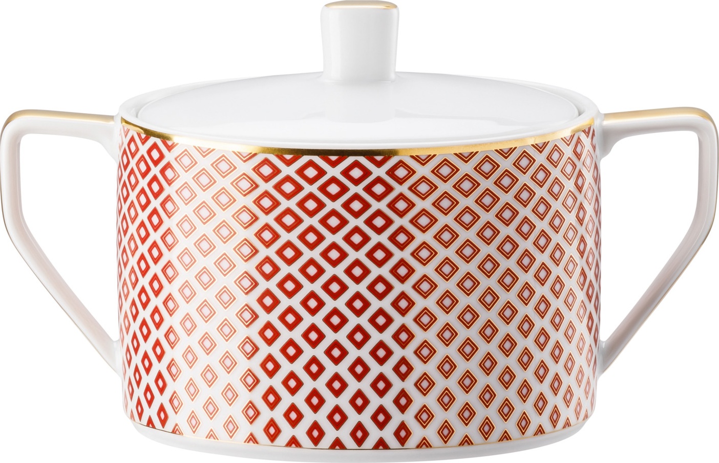 10640634 Rosenthal Сахарница Rosenthal Францис Карро Руж 250мл, фарфор Фарфор 