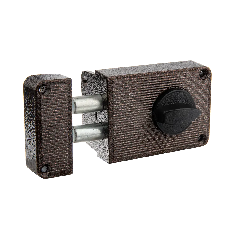 ЗЕНИТ ЗН1-3 — Накладной замок с двумя ригелями в медном исполнении 85302637 STLM-0061032