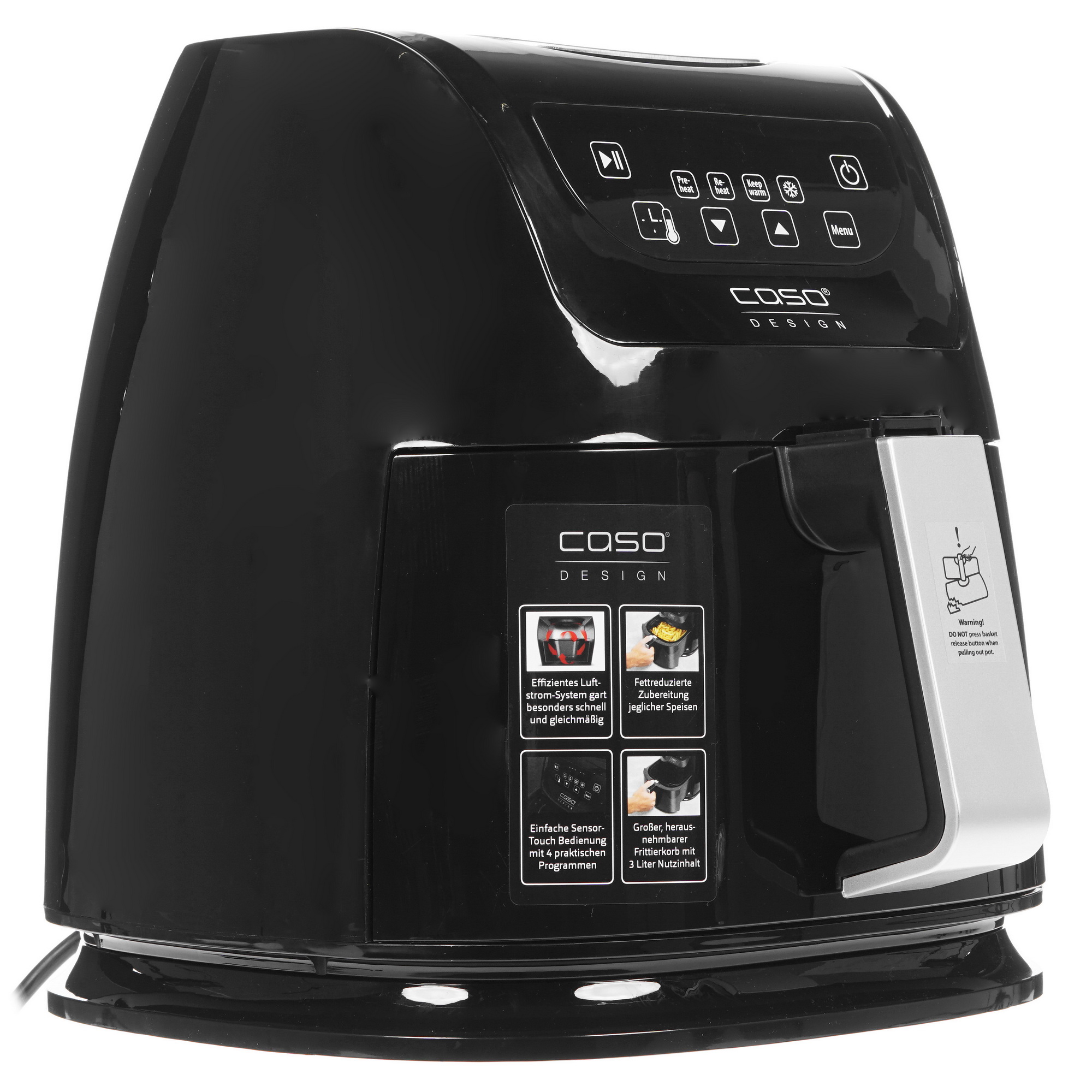 8157261 Аэрогриль CASO AF 250 черный STDN-0071458