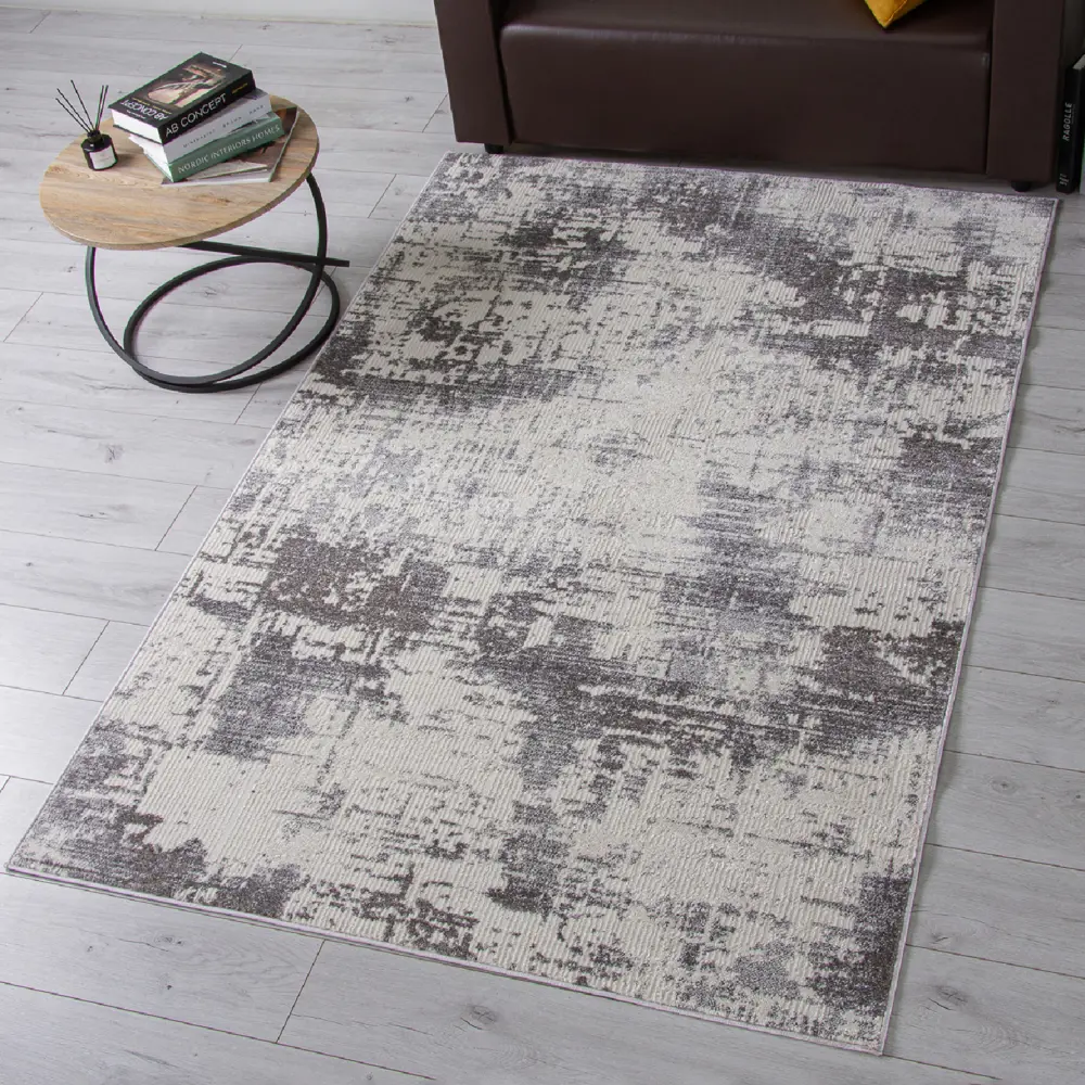 Ковер Merinos Nensi 60x110 см полипропилен L060 цвет серый 89446015 STLM-2126463 
