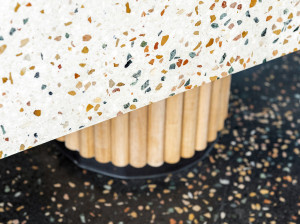 Покрытие с эффектом терраццо