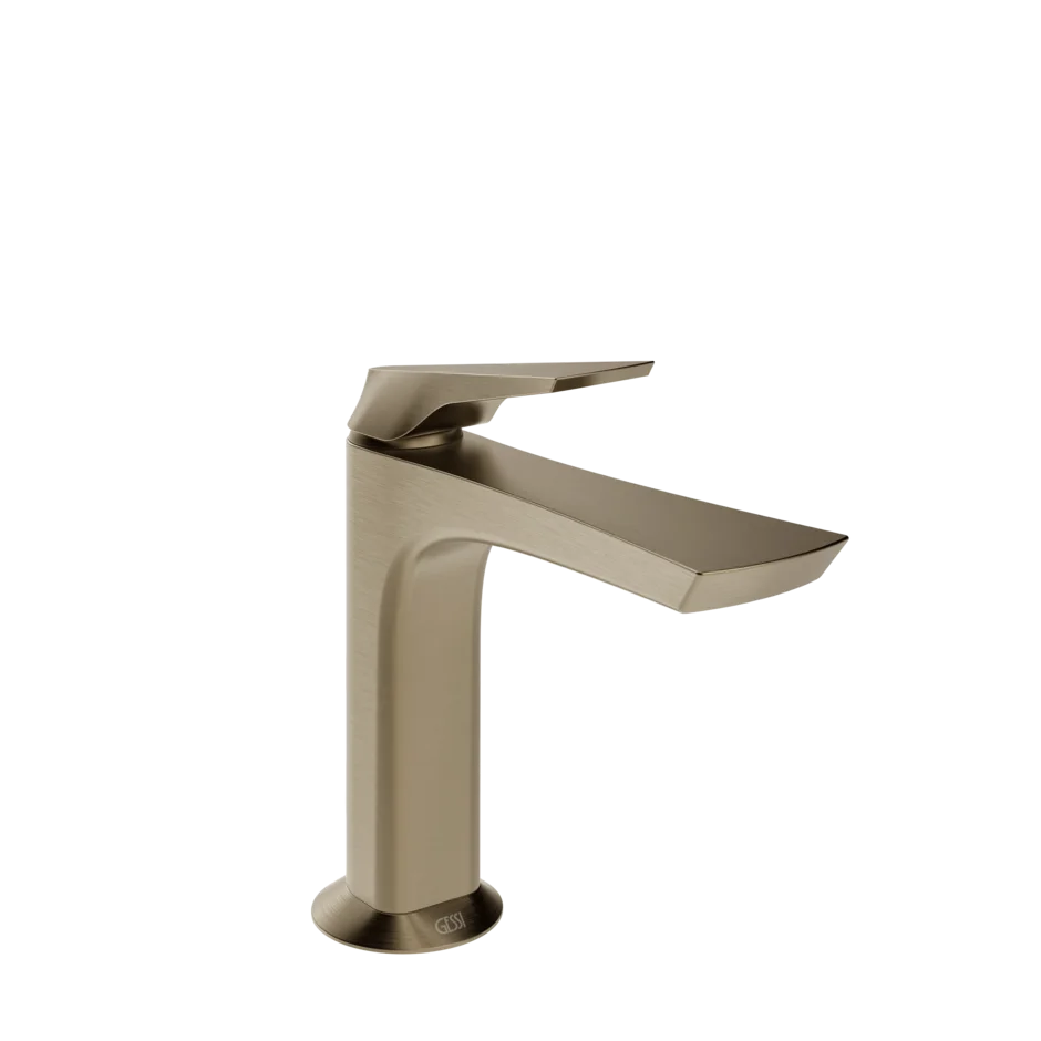 Смеситель для умывальника 72002 149 Gessi Ventaglio МАТОВЫЙ НИКЕЛЬ FINOX 72002149