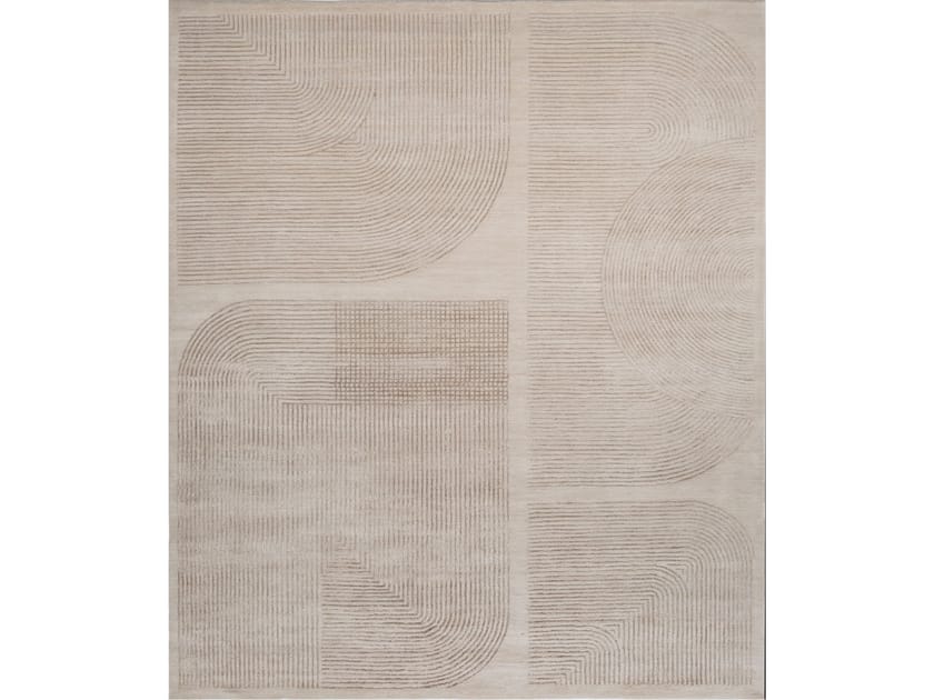 Бамбуковый Шелковый прямоугольный ковер ручной работы Jaipur Rugs Unfold ARCH-00056224