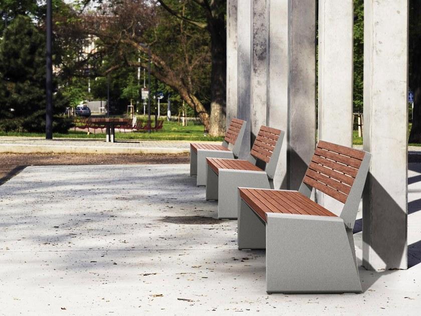 mmcité1 Скамейка из стали и дерева Radium sun-id-1396267 - Вид №4