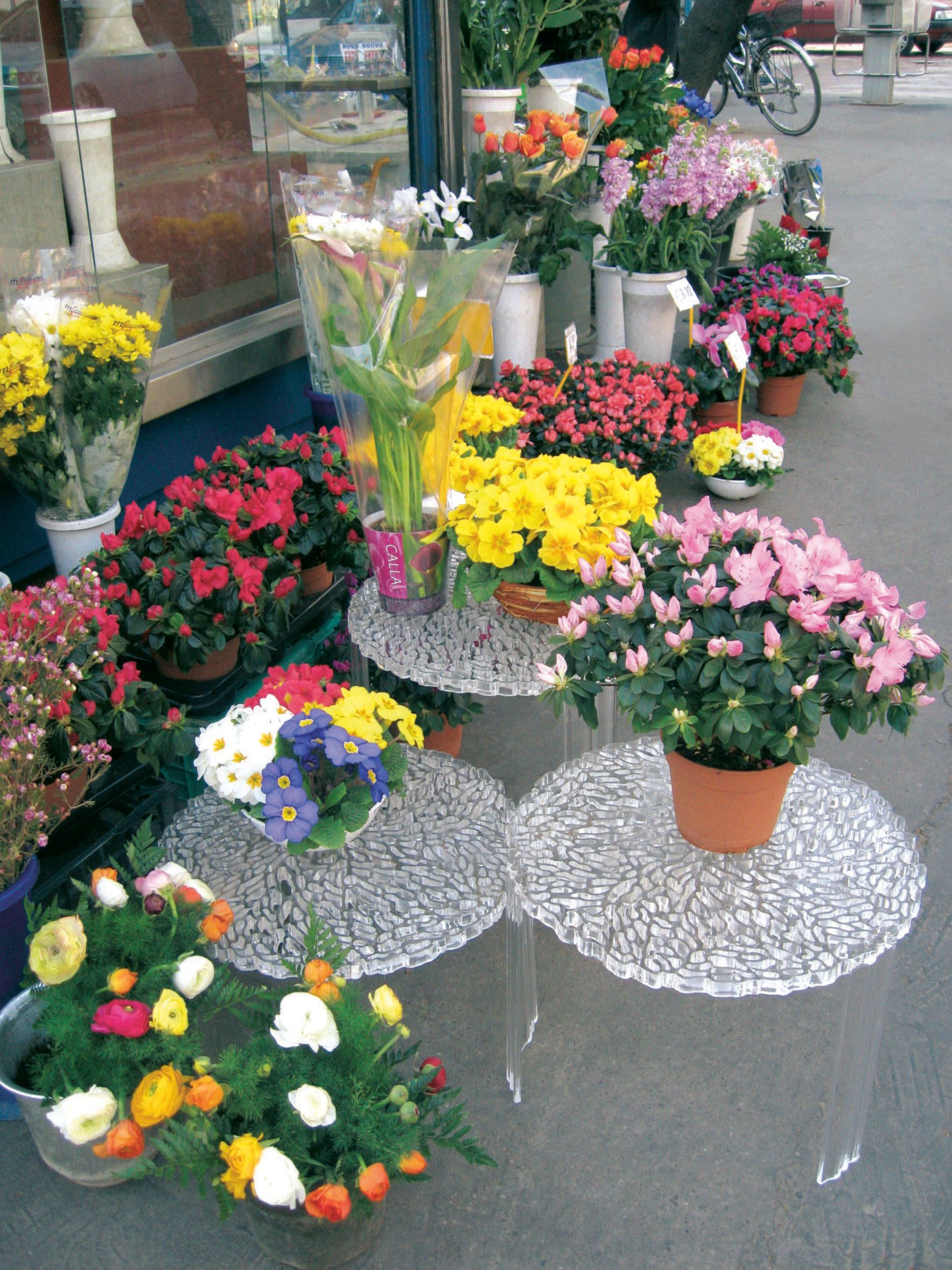 Круглый журнальный столик из ПММА Kartell T-TABLE ARCH-00031450 - Вид №5