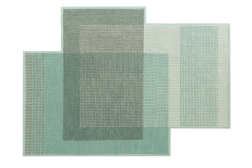 070796 Ковер Green GAN Canevas Geo - Вид №3
