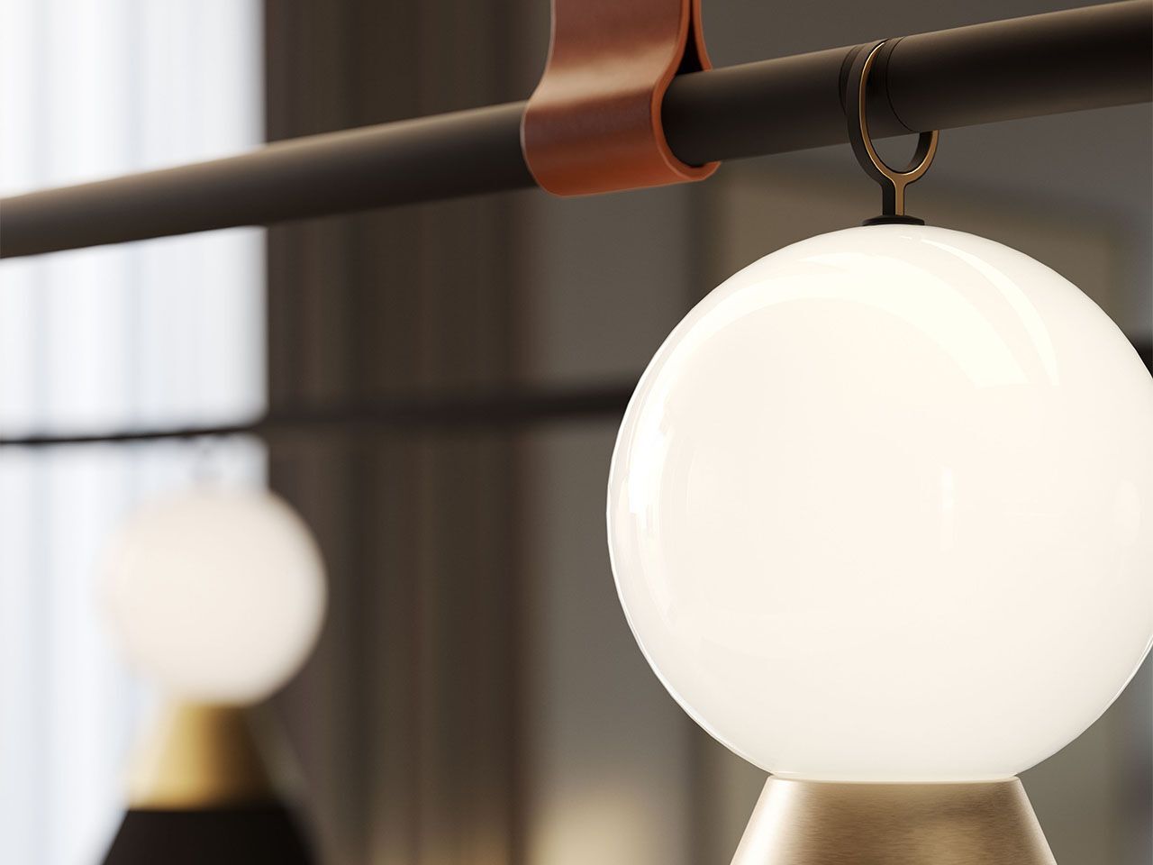 Металлический светодиодный подвесной светильник Masiero Bozu ARCH-00121151 - Вид №4