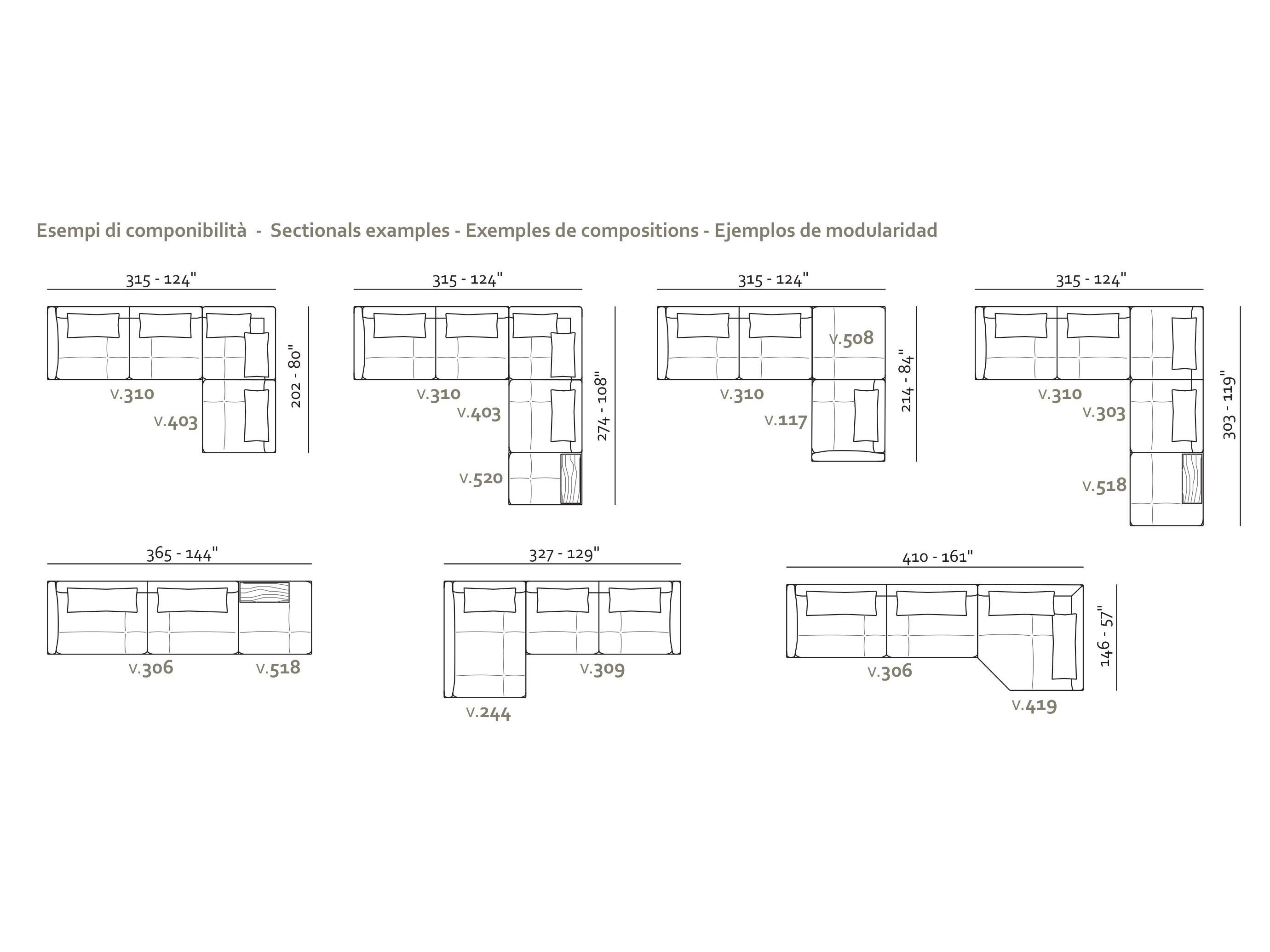 4-местный кожаный диван Max Divani PERCY ARCH-00083786 - Вид №9